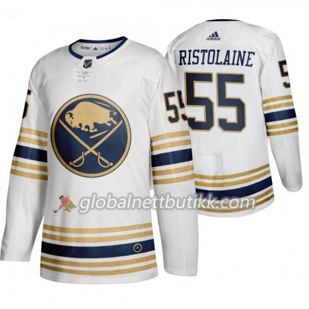 Buffalo Sabres Hockeydrakt Rasmus Ristolainen 55 50th Anniversary Adidas 2019-2020 Hvit Authentic - Herre